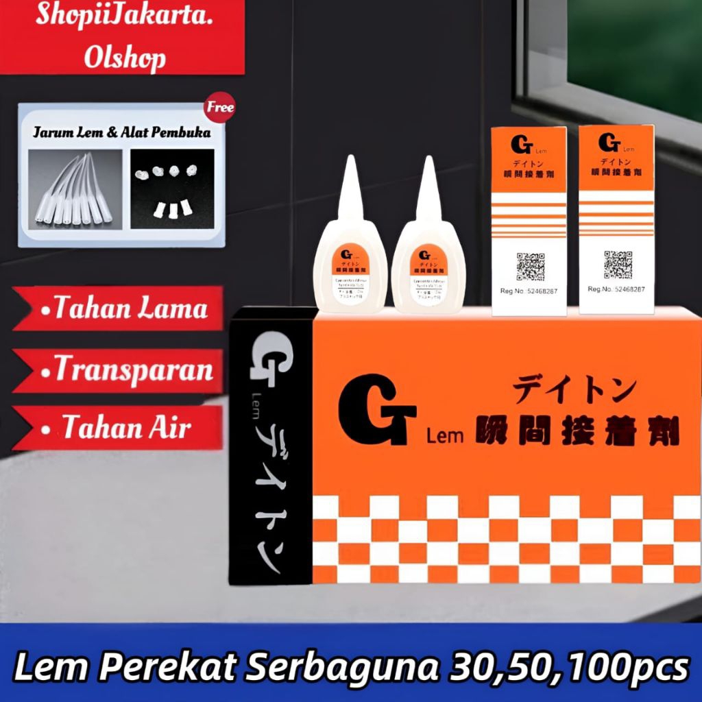 

Lem Serbaguna Tahan Lama | Lem Cair Super Rekat •ShopiiJakarta•