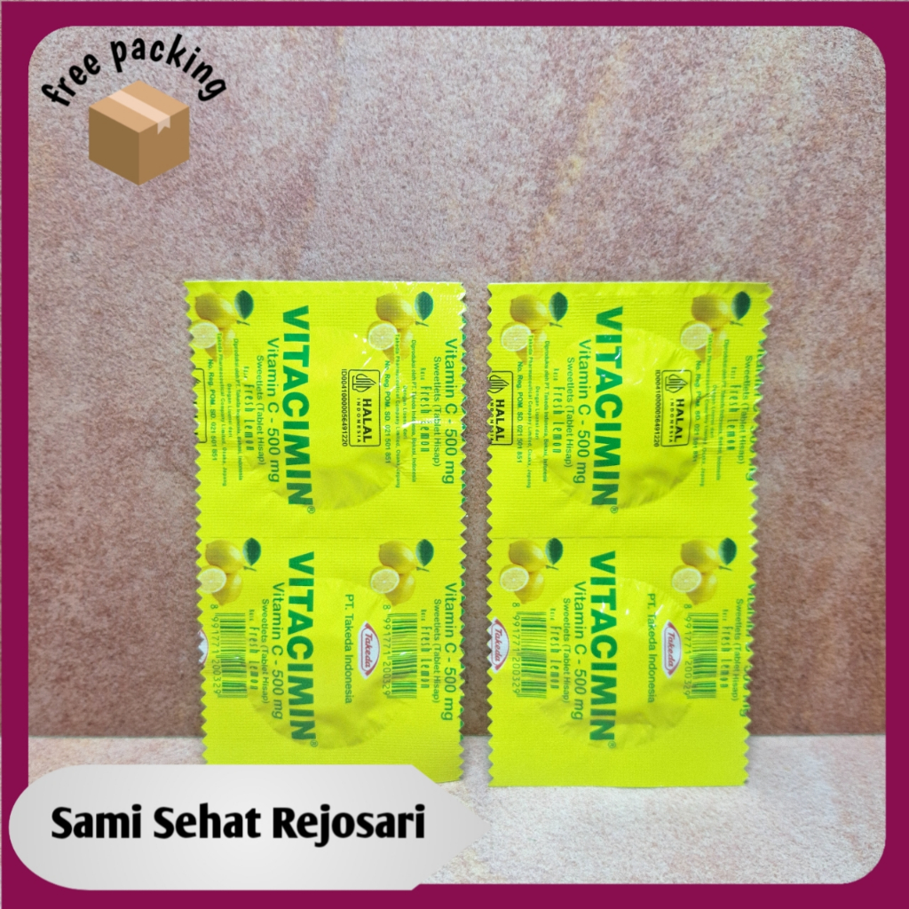 2 STRIP VITACIMIN 500 MG 2 TABLET