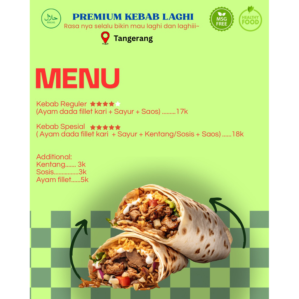 

KEBAB AYAM KARI LAGHI