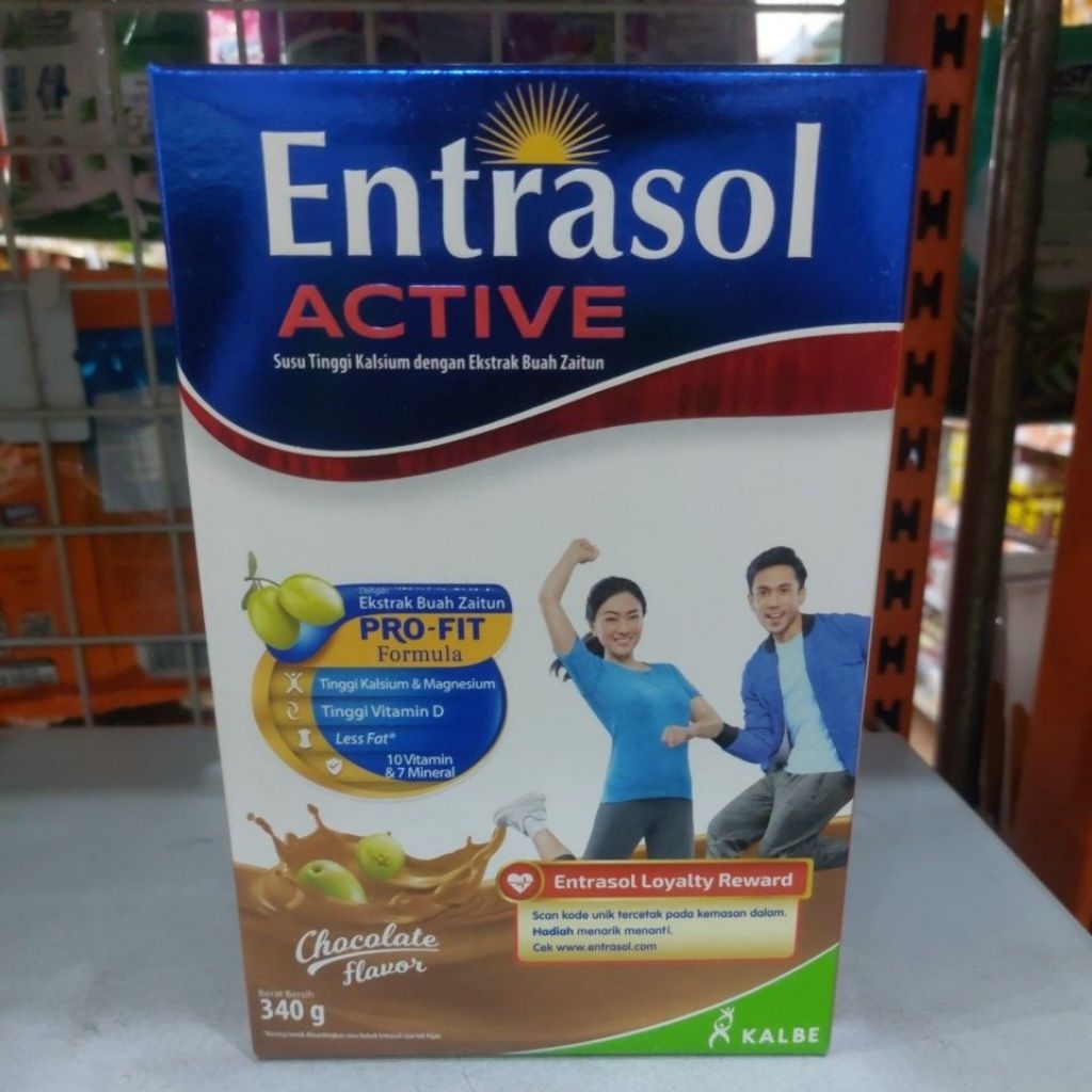 

Entrasol Active 340 gram vanila / coklat