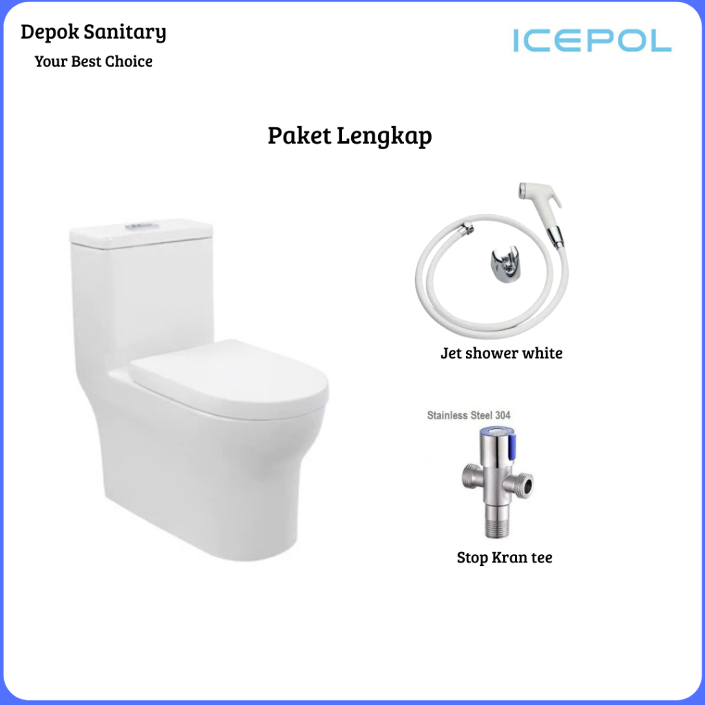 Closet Duduk Icepol Kloset Duduk Toilet Duduk IC 8083