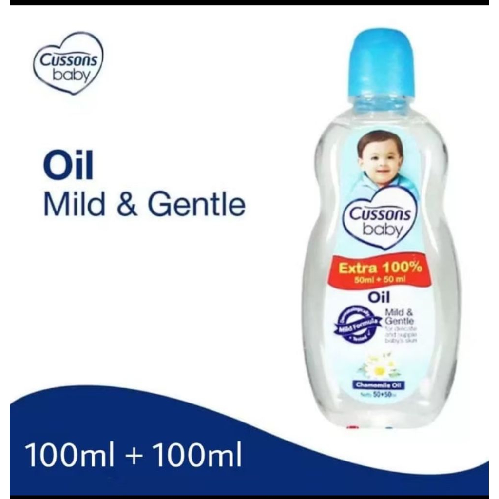 CUSSONS baby oil 50ml + 50ml / Baby oli Cussons