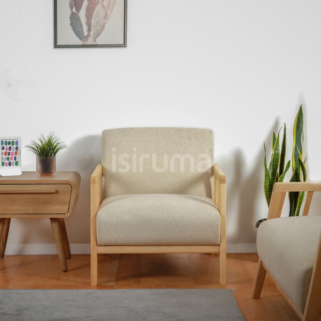Kursi Tamu Sofa 1 Dudukan Minimalis Sofa Ruangan JULLIA SOFA - Isiruma