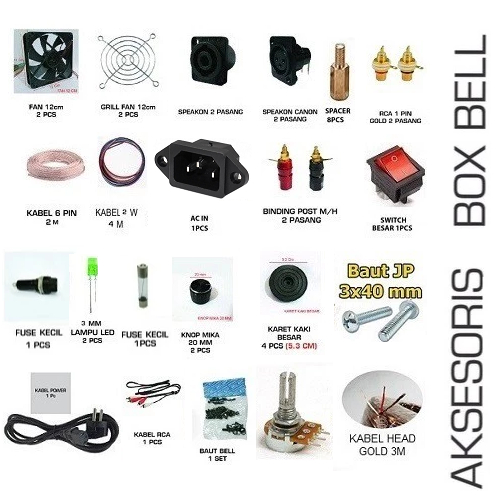 Perlengkapan Box M-2100 Aksesoris Box BELL M-2100 M2100 2100 Audio Box Power Amplifier Sound System