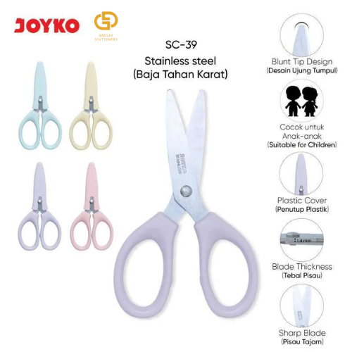 

Gunting Scissors Stainless Steel Joyko SC-39