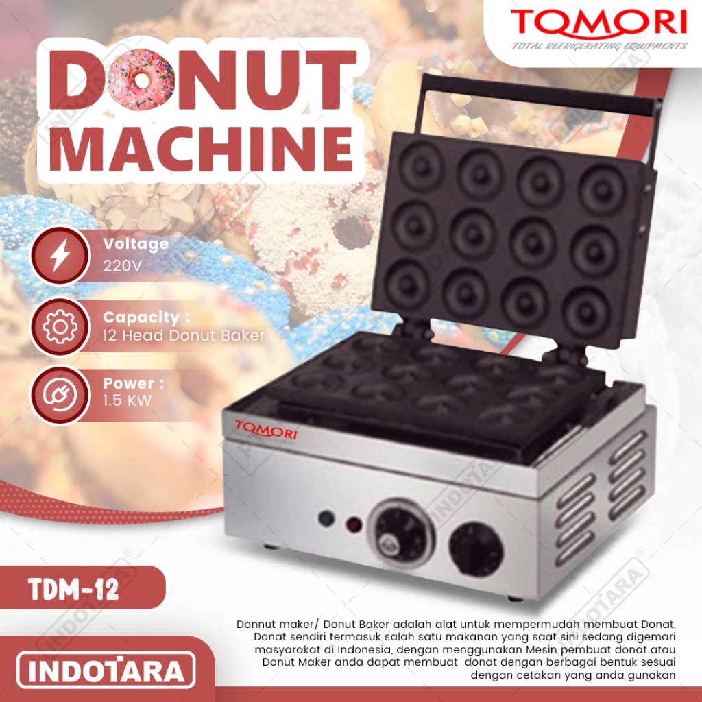 Mesin Pembuat Donat / TOMORI AUTO DOUGHNUT FRYER TDM12