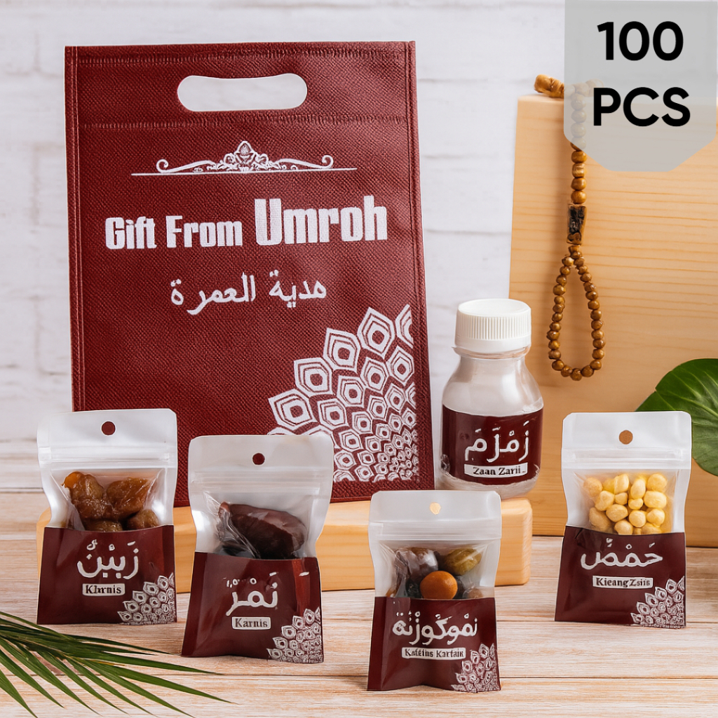 

Paket Oleh-Oleh Haji Umroh Paket A-H 100PCS