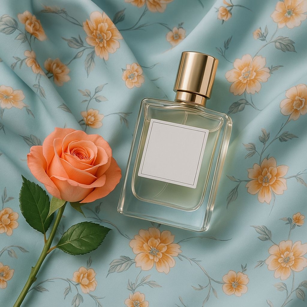 Kain Satin Silk Motif Floral | Bahan Lembut & Jatuh | Lebar 150cm aj