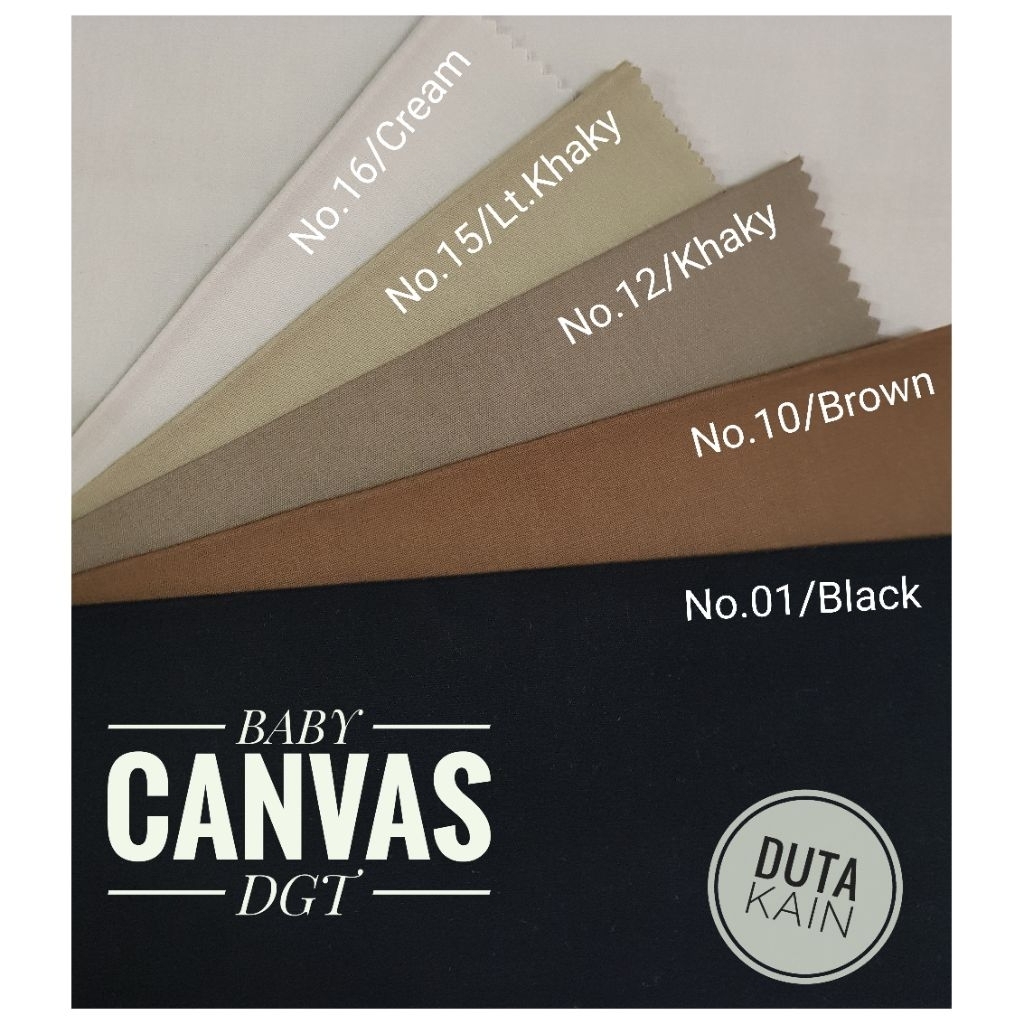 Kain Baby Canvas / Bahan Baby Canvas / Bahan Kain Baby Canvas Murah Bagus Sueding - Baby Canvas DGT