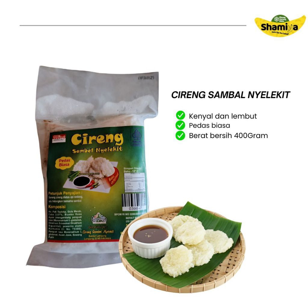 

CIRENG SAMBAL NYELEKIT "PEDAS BIASA