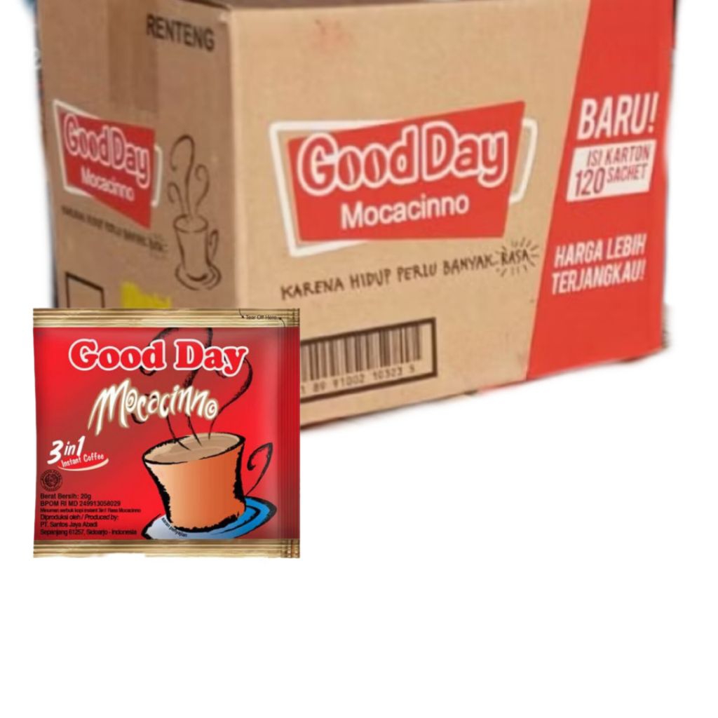 

Good Day Mocacinno 1 Dus 12 Renceng (120pcs)