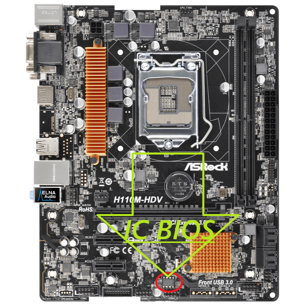 IC BIOS ASRock H110M-HDV