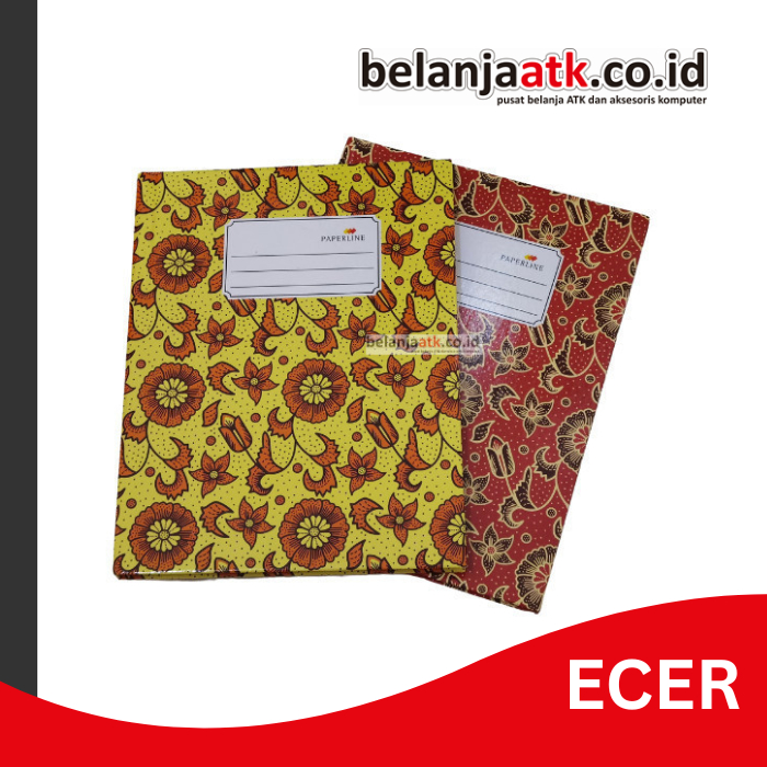 

[ECER] Buku Hard Cover Paperline Quarto Isi 100 Lembar
