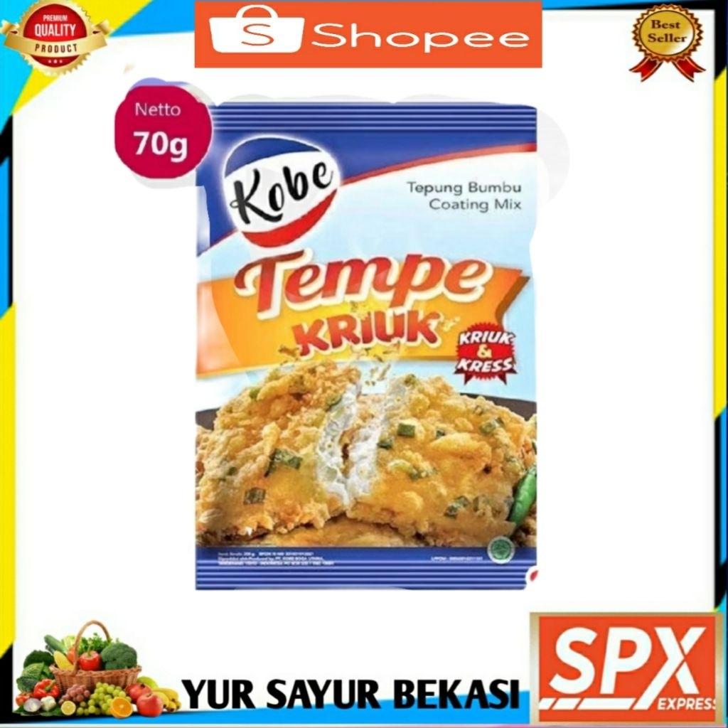 

Kobe Tepung Bumbu Tempe Kriuk 70gr.