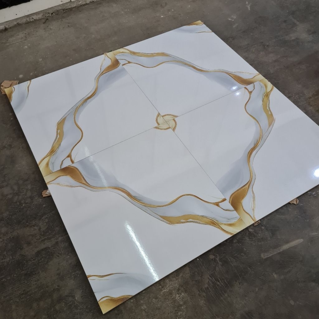 keramik 60x60/keramik putih motif gold/keramik concord yangtze/keramik marmer/keramik gold kw 1
