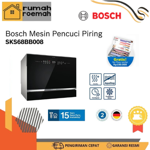 Bosch SKS68BB008 Dishwasher VarioSpeed Compact