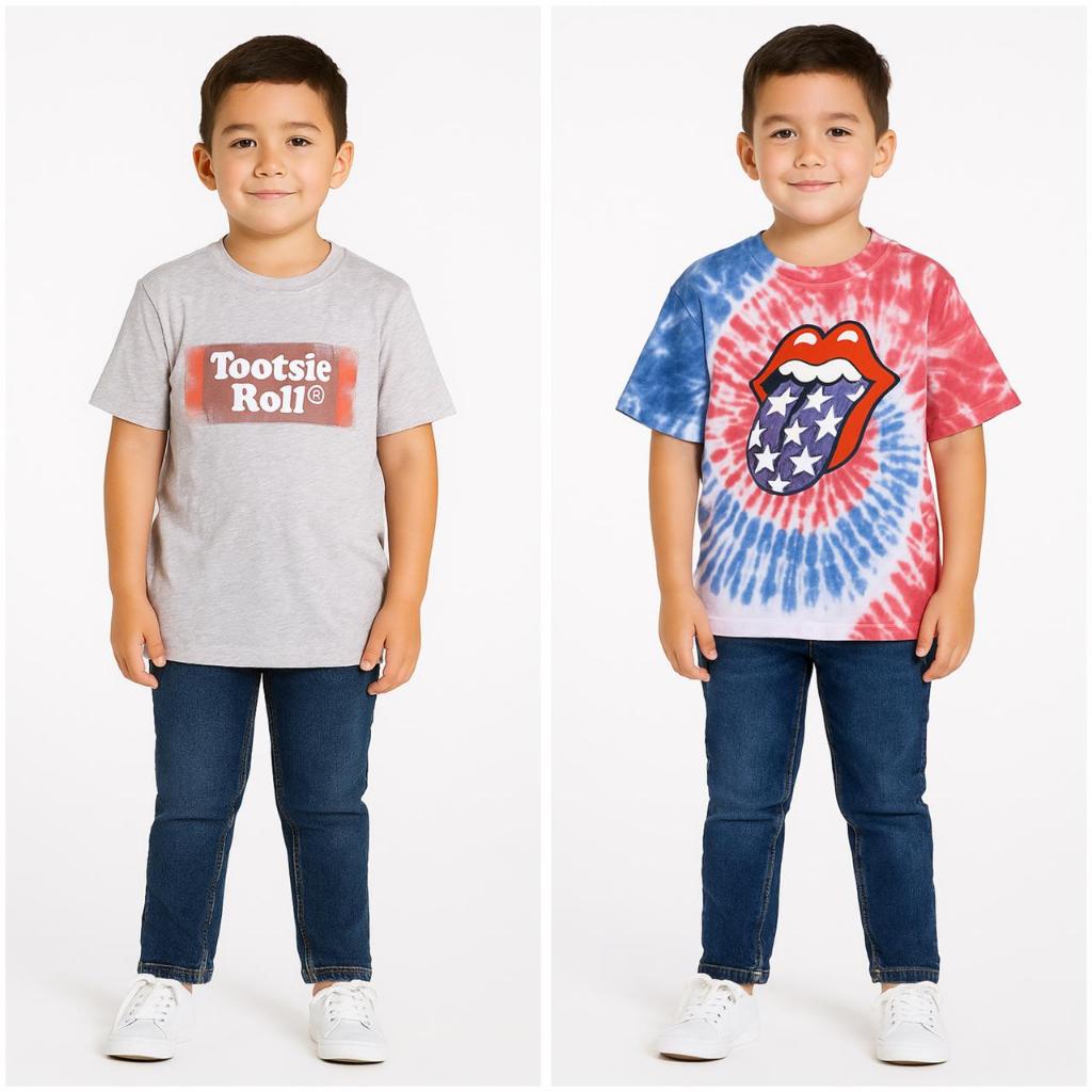 Bravado kaos anak laki laki the rolling stones