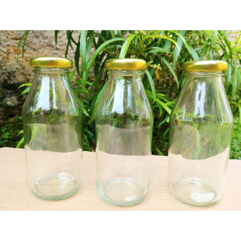 Botol kaca jus 280ml / botol jus 280ml