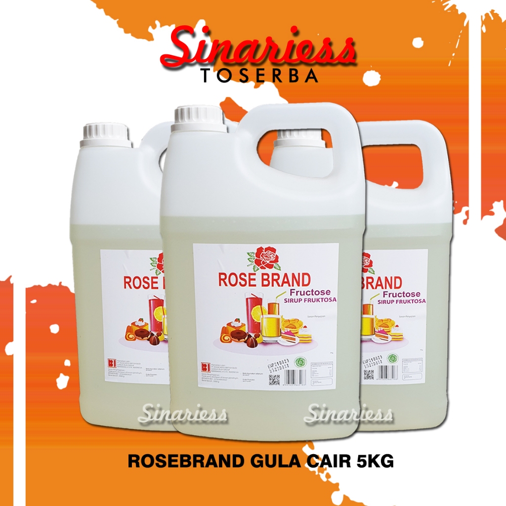 

Rose Brand Fructose Gula Cair (1 dus isi 4 jirigen) - KHUSUS INSTAN