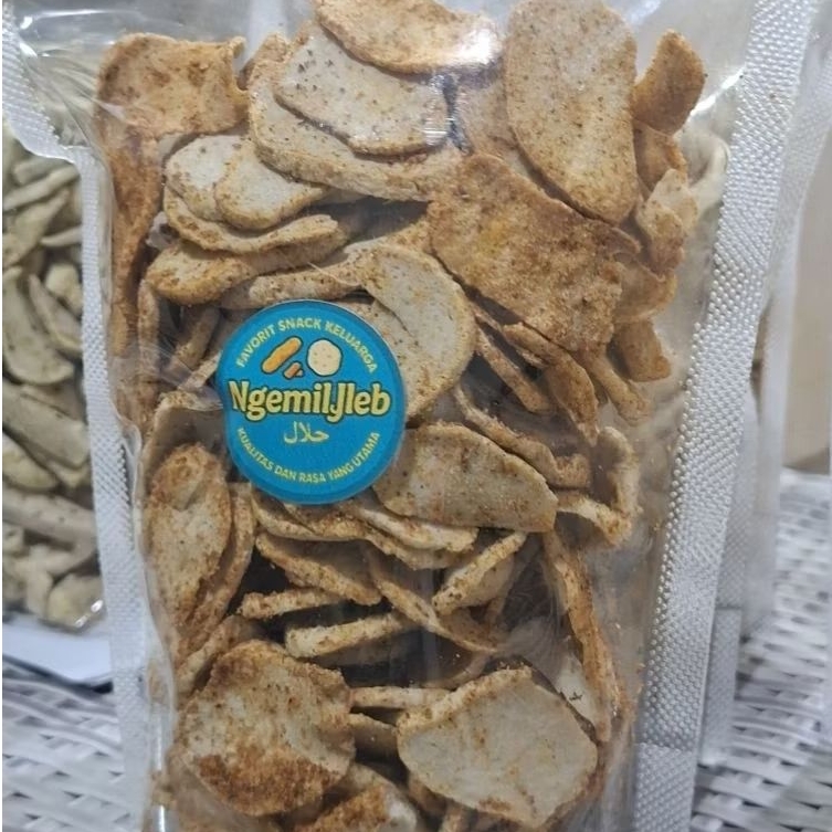 

250 Gram Basreng koin Premium Pedas gurih daun jeruk