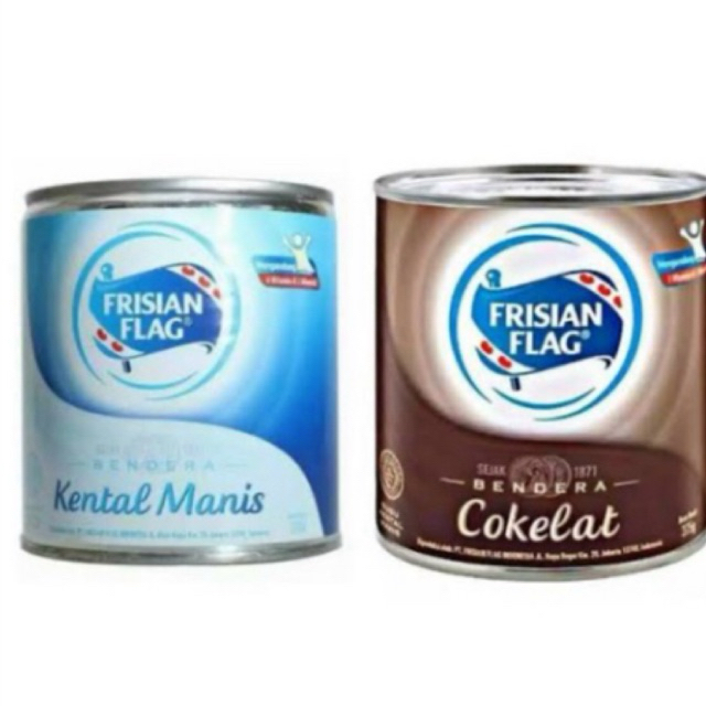 

Susu Kental Manis Frisian Flag 370gram coklat/putih