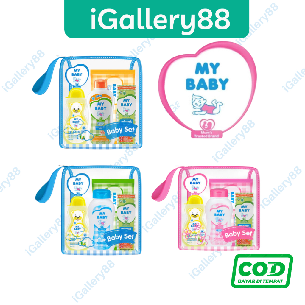 MY BABY Set Mini Travel Paket My Baby Kemasan Mini Isi 4 Items