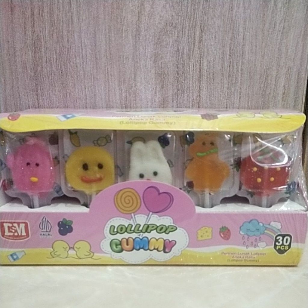 

DSM Lollipop Gummy isi 30 pcs