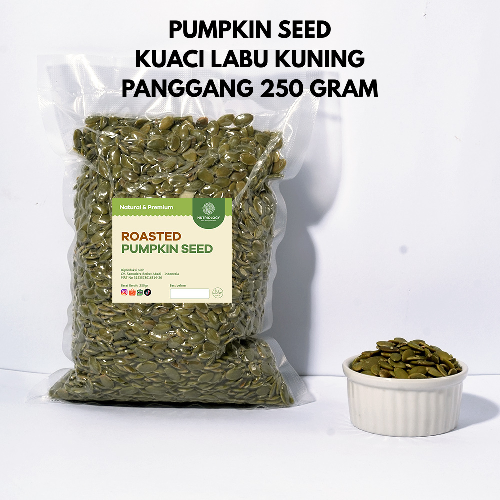 

Pumpkin Seed panggang 250 gr Kuaci Biji Labu roasted Natural Premium Alami Healthy Seed Superfood