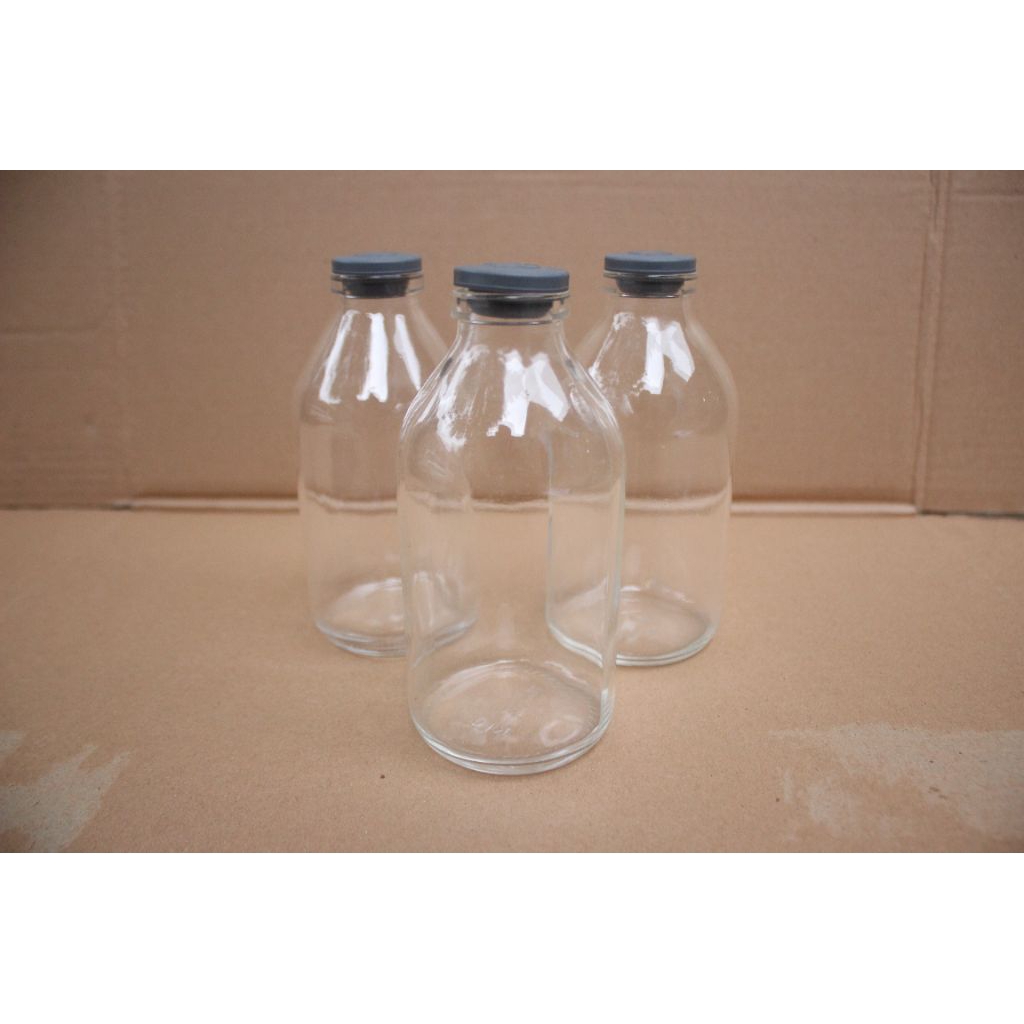 botol kaca asi 250 ml/ botol infus 250 ml