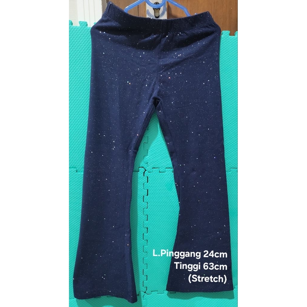 PRELOVED Legging Cutbray Glitter anak cewek utk 4-5 tahun