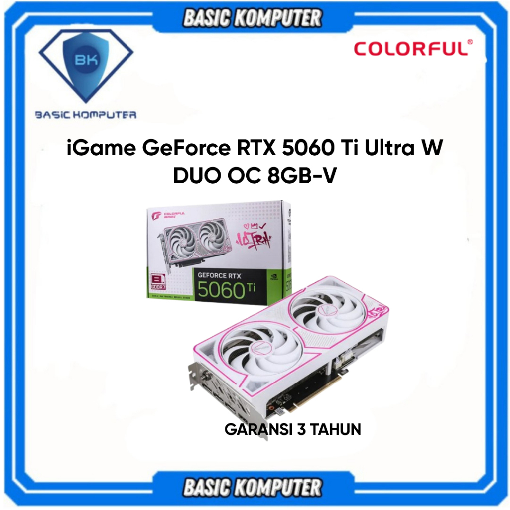 VGA iGame GeForce RTX 5060 Ti Ultra W DUO OC 8GB-V RTX 5060Ti