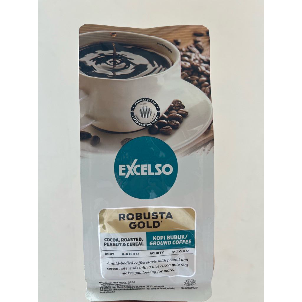 

Excelso Robusta Gold Kopi Bubuk 200gr