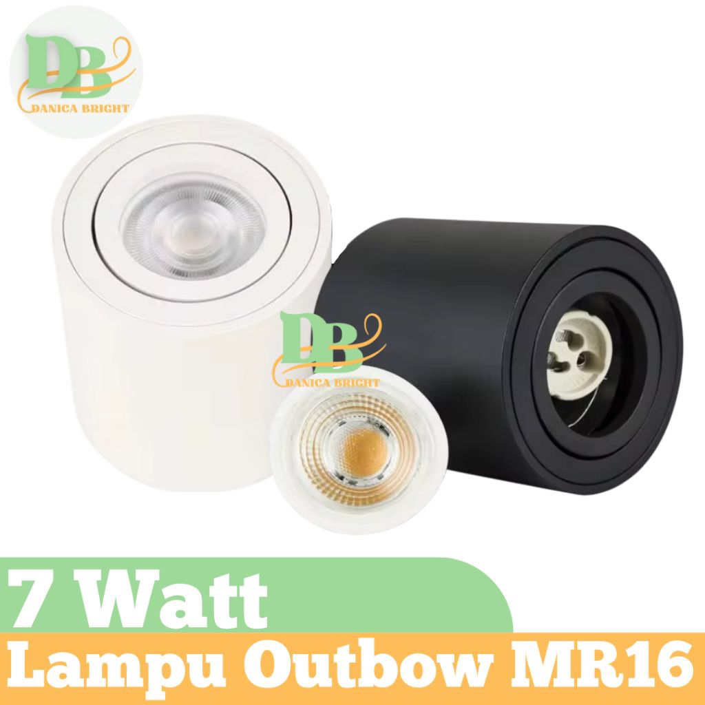 Lampu Outbow MR16 Lampu Downlight Outbow Bulat Adjustable Lampu Plafon