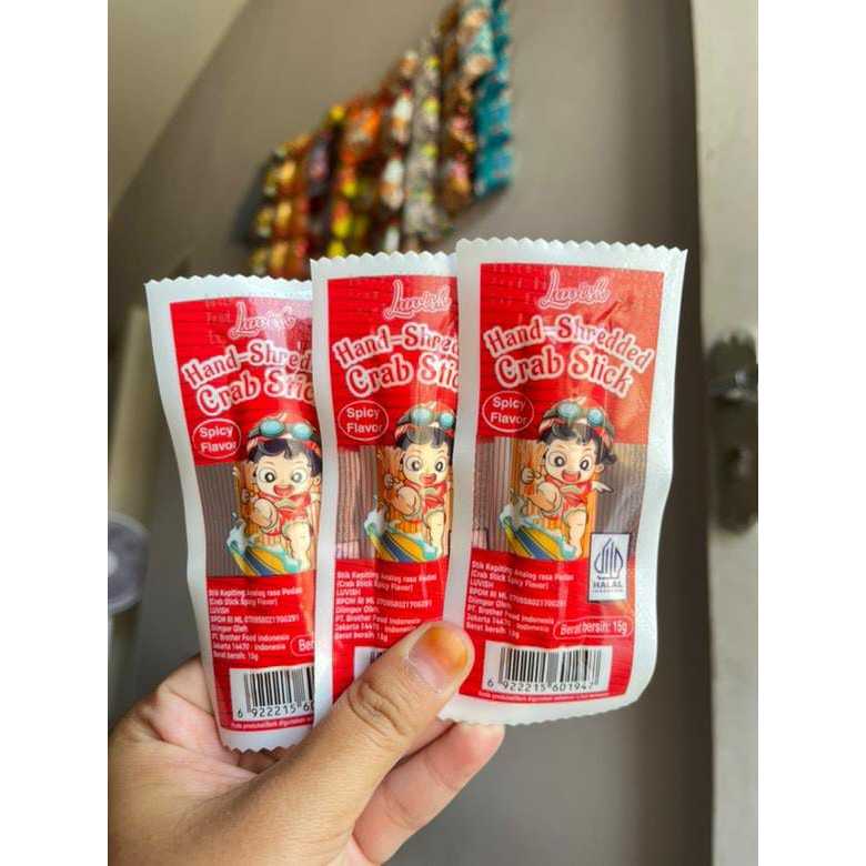 

[Snack Yura] Luvish Crab Stick Spicy / BBQ