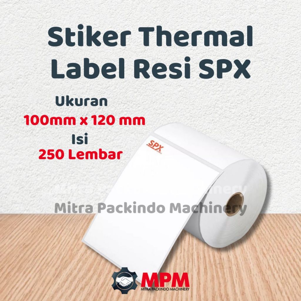 Kertas Label Thermal Olshop Printer Logo SPX 250 Lembar