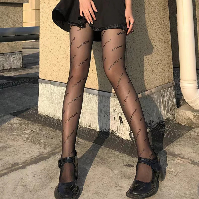 Sexy Women Pantyhose Tights Seamless Sexy Lace Mesh Fishnet Pantyhose Summer Nylon Polka Dot Print T