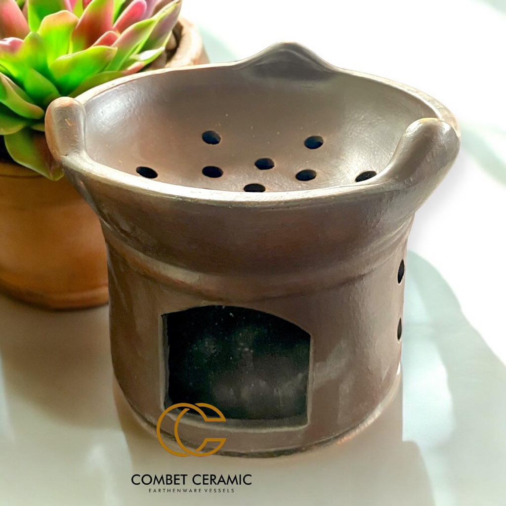 Anglo/Tungku Prasmanan Gerabah Tanah Liat - Anglo/Tungku Saji Prasmanan Tanah Liat Tradisional Handm