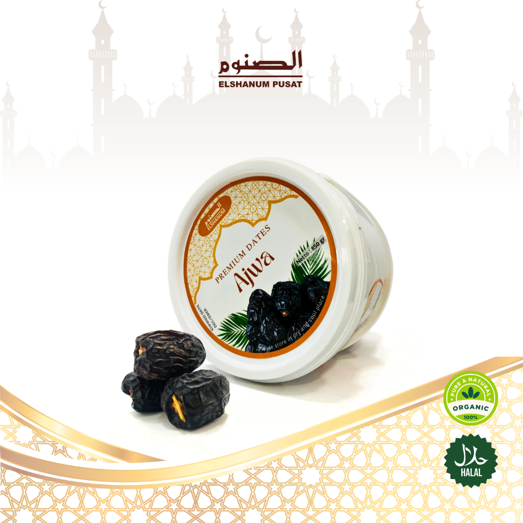 

Kurma Ajwa Ember | Kurma Nabi Ember Asli Madinah Premium 850gr | Kurma Madinah Elshanum