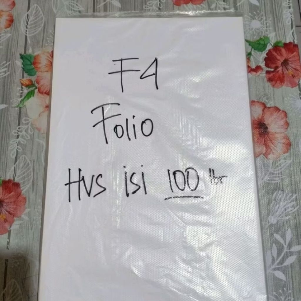 

Kertas HVS F4 Folio Eceran Isi 100 Lembar / Paper Fotocopy