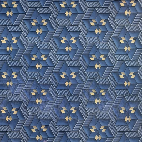 Wallpaper Dinding Berlian Biru Wallpaper Stiker Terbaru Tebal