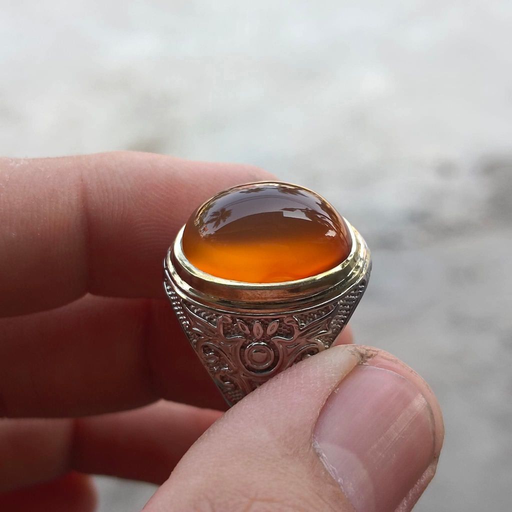 Batu akik madu murni