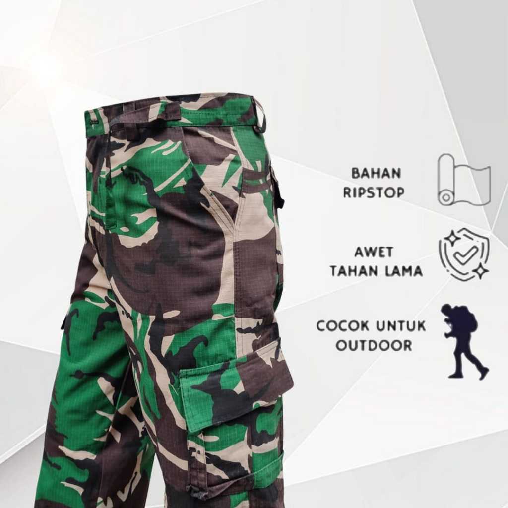 CELANA PANJANG PDL CARGO LORENG TNI MALVINAS ARMY / CELANA PDL TNI