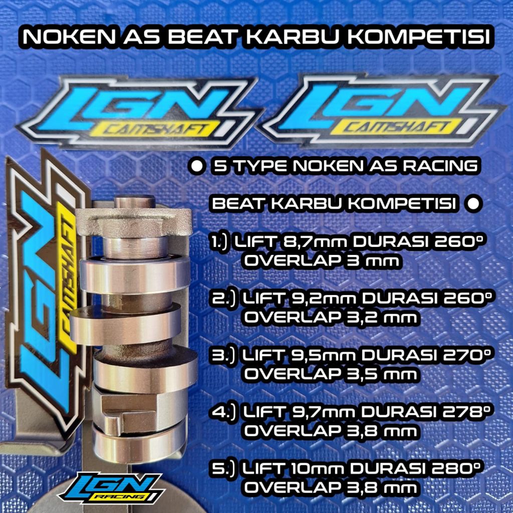 Noken As Racing Beat Karbu / Scoopy Karbu Kompetisi Mp7 130 150 Tune Up - LGN RACING