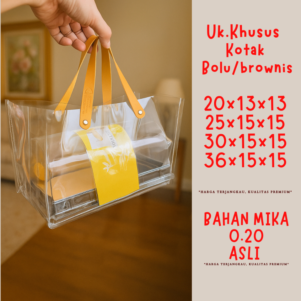 

25x15 Tas Goodie bag Dus Brownis Tas Plastik Bolu Tas Plastik Brownis Tas kue DONUT 30x15