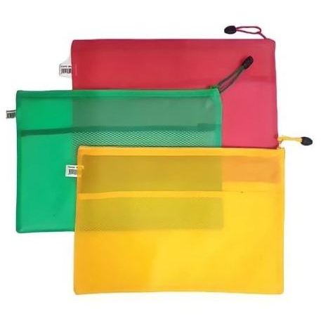 

map microtop zipper bag dokumen berbagai warna