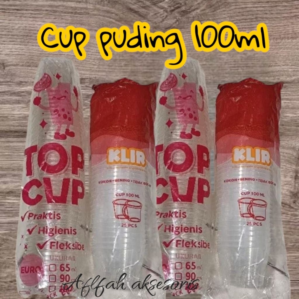 Cup puding / Cup es krim uk 100ml