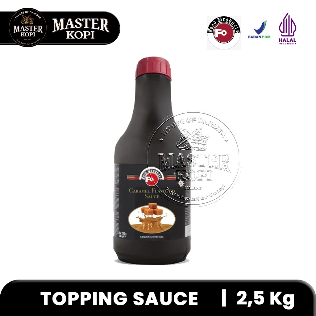 

Saus Caramel FO Karamel Ice Cream & Dessert Sauce (Botol 2,5kg)