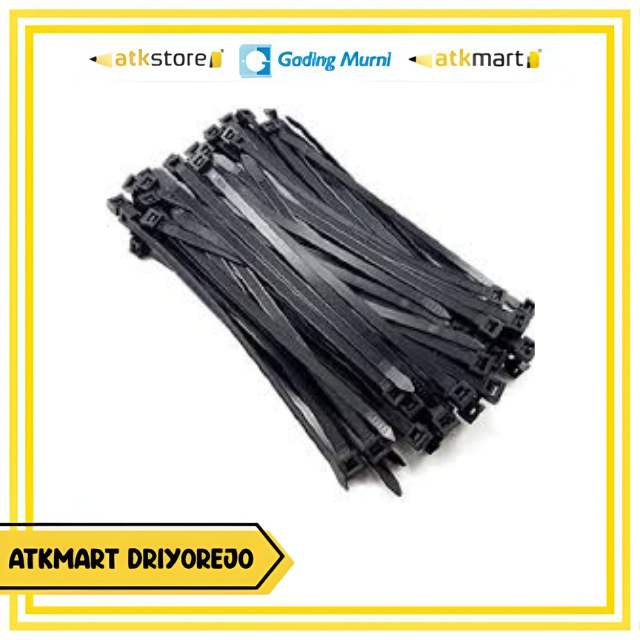 

HORE Kabel Ties A1 & B2 2.5 x 100 mm Isi 100 – Tali Kabel 10 cm Warna Putih & Hitam