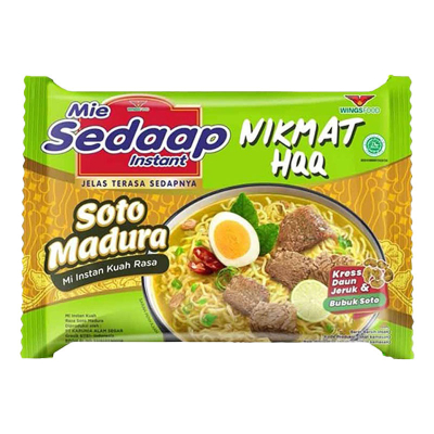 

Mie Sedaap Rasa Soto Madura / Sedaap Mi Instan Soto Madura 70 g