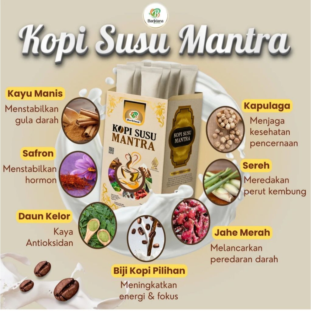 

Kopi Susu Mantra – Kopi Sehat dengan Rempah Alami & Susu Creamy